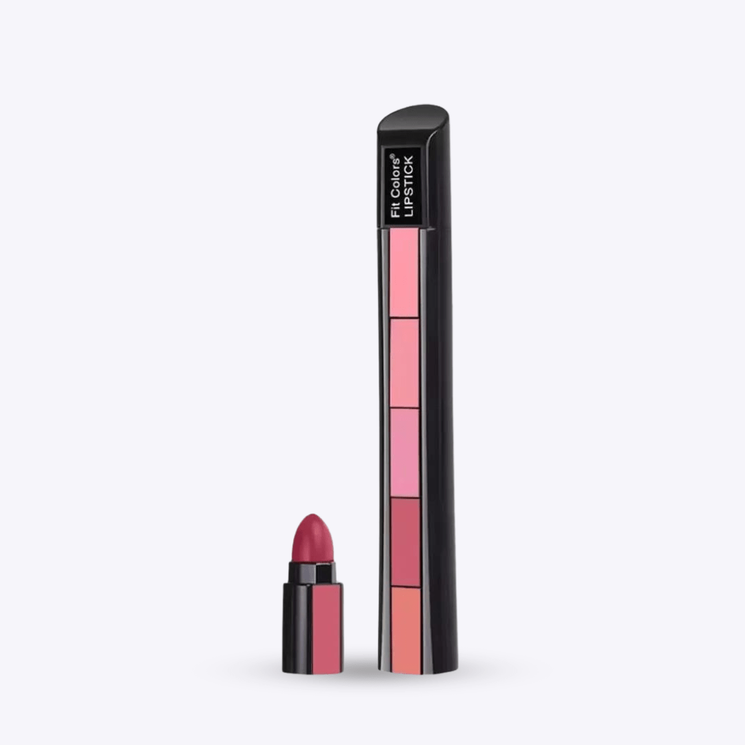 5 - in - 1 Velvet Matte Lipstick Set β Long - Lasting, 5 Color Combination - Beauty Belliss